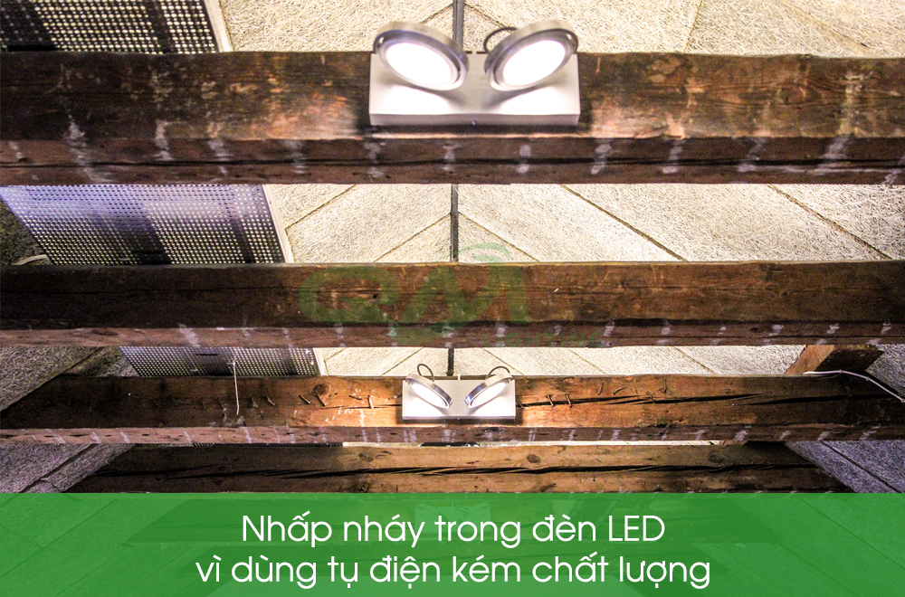 vì sao đèn led bị nhấp nháy