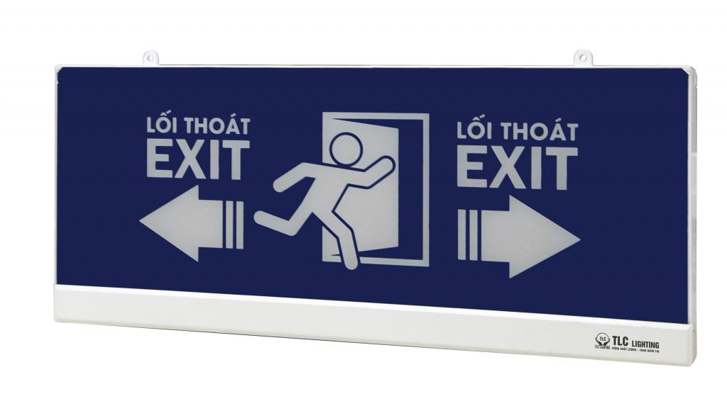 Đèn Exit – Đèn chỉ dẫn lối thoát 2 mặt Thủ Đức