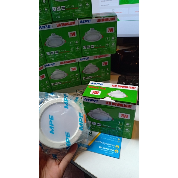 ĐÈN LED DOWNLIGHT ÂM TRẦN 7W 3 CHẾ ĐỘ MPE