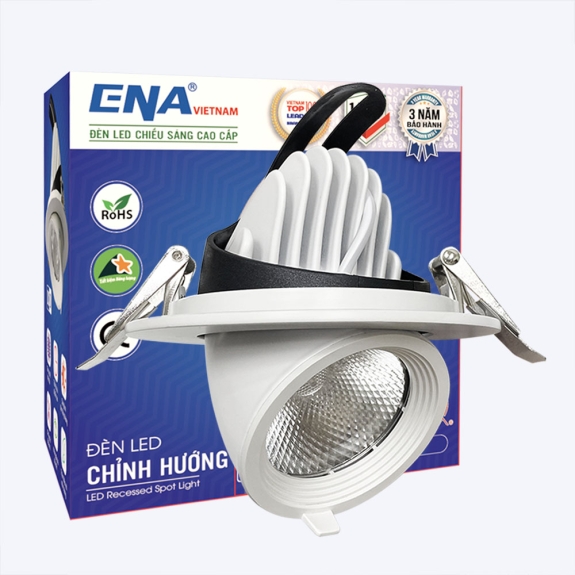 Đèn LED âm trần chỉnh hướng 30w DCD - Trắng, Vàng, Trung tính
