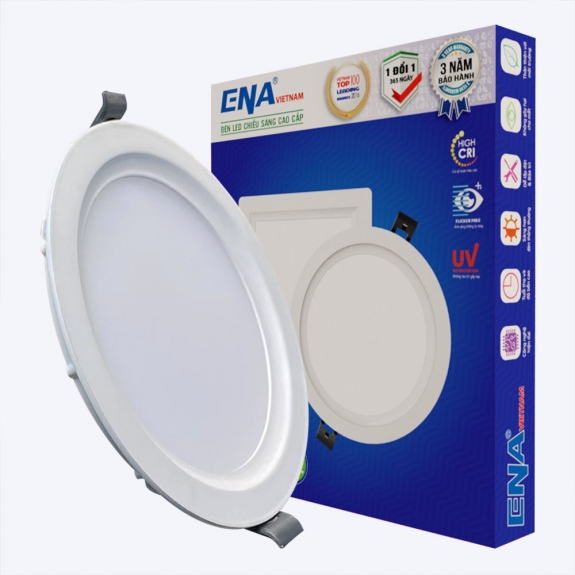 Âm trần siêu mỏng 9w - Tròn ATF - Trắng, Vàng, Trung tính