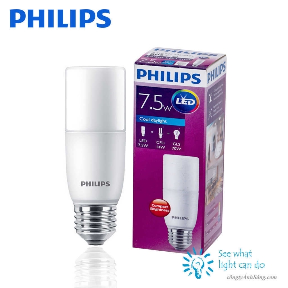 Bóng đèn led bulb Philips 7.5W E27