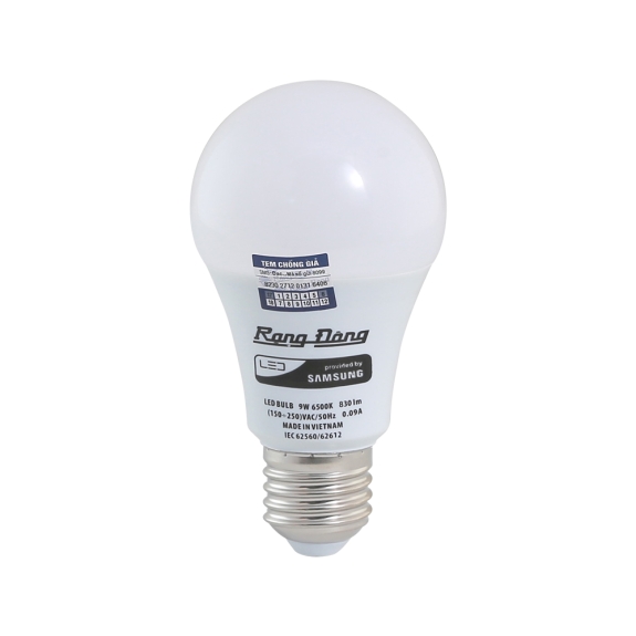 Bóng đèn LED Bulb Rạng Đông tròn 9W