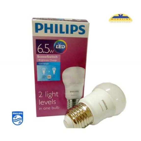 Bóng đèn led Philips 6.5-60W P45 2S Scene Switch