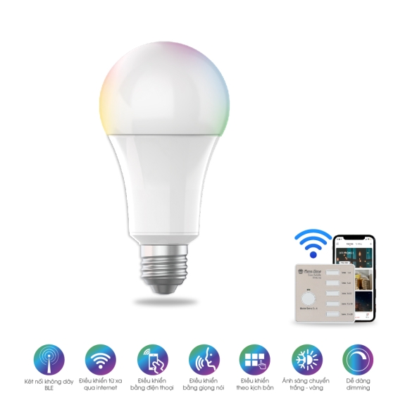 Bóng Led Bulb Rạng Đông  RGB Bluetooth