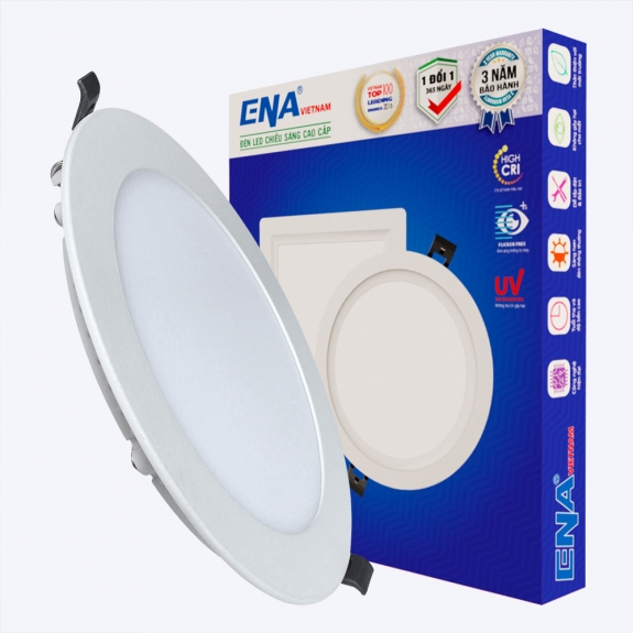 Âm trần siêu mỏng 12w - Tròn ATL - Trắng, Vàng, Trung tính