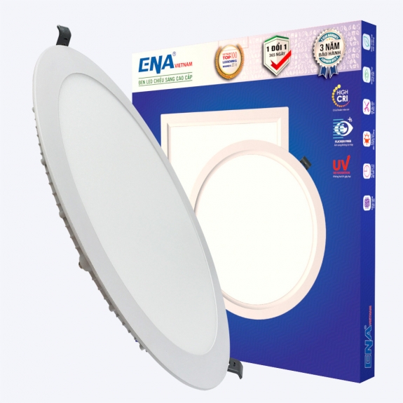 Âm trần siêu mỏng 24w - Tròn ATL - 3 chế độ màu
