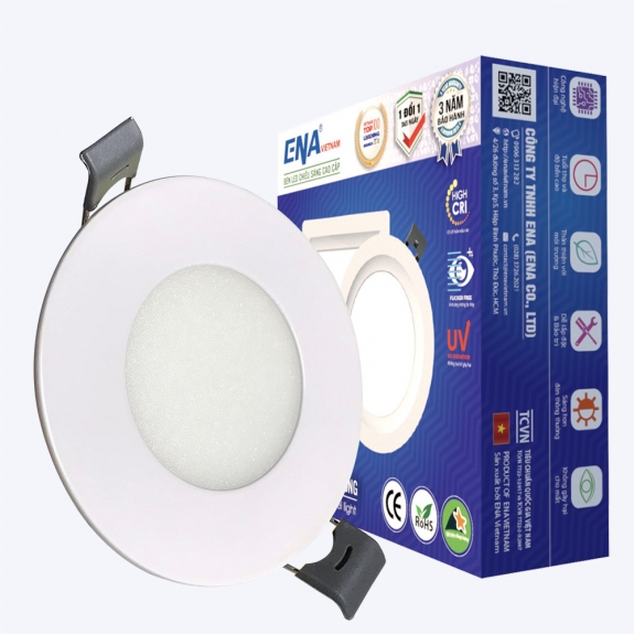 Âm trần siêu mỏng 3w - Tròn ATL - 3 chế độ màu