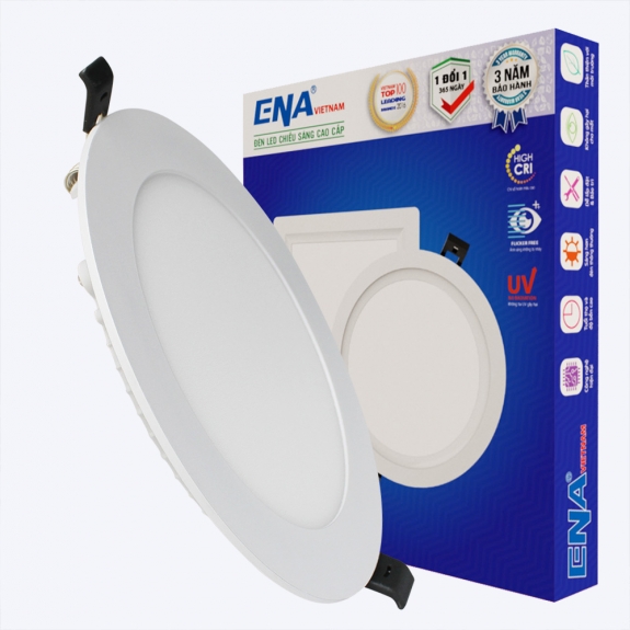 Âm trần siêu mỏng 9w - Tròn ATL - Trắng, Vàng, Trung tính