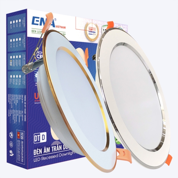 Đèn LED âm trần Downlight 18w DTF - Trắng, Vàng, Trung tính