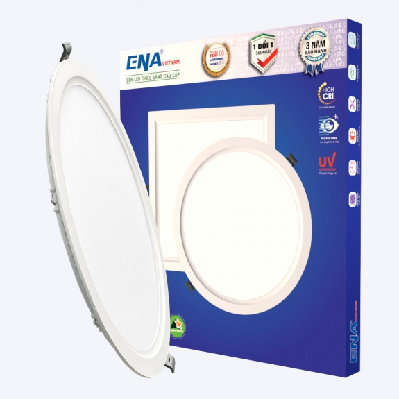 Âm trần siêu mỏng 24w - Tròn ATF - Trắng, Vàng, Trung tính