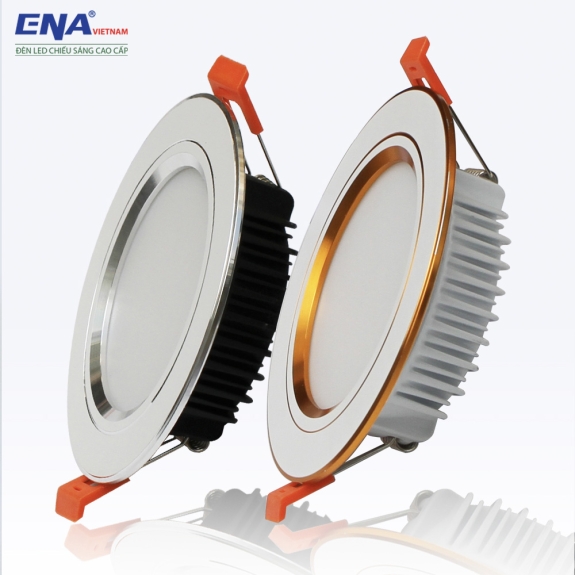 Đèn LED âm trần Downlight 12w DTI - Trắng, Vàng, Trung tính