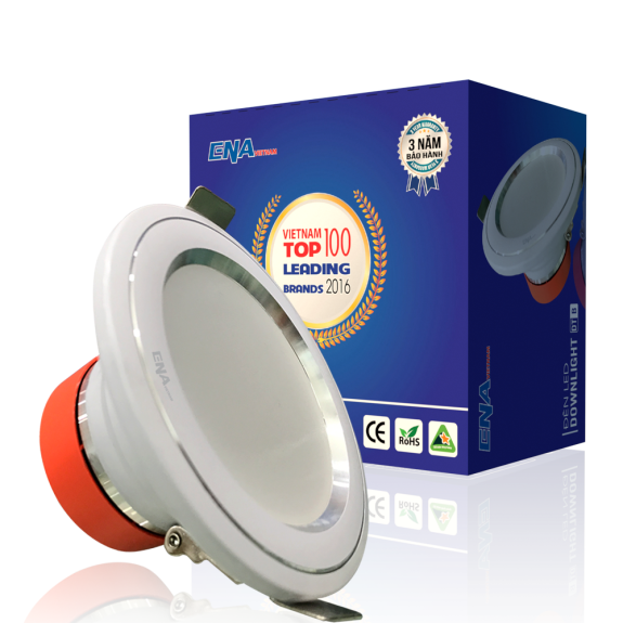 Đèn LED âm trần Downlight 7w DTB - 3 chế độ màu