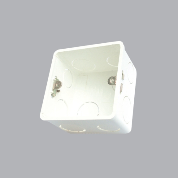 HỘP BOX ÂM TƯỜNG CHO Ổ CẮM CẠO RÂU HÌNH VUÔNG N06