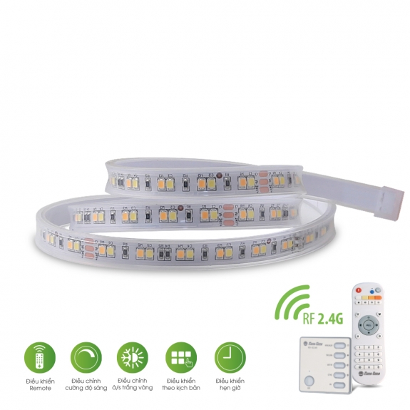Đèn LED dây hắt trần - điều khiển bằng Remote Rạng Đông