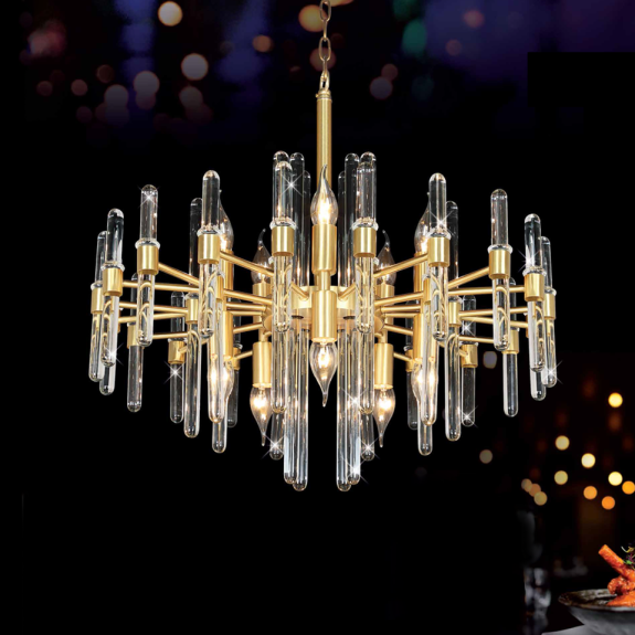 ĐÈN CHÙM ĐỒNG CAO CẤP NC 8823A