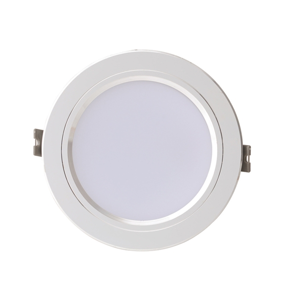 Đèn LED Âm trần Downlight Rạng Đông 9W Viền Bạc Model AT10 1109W