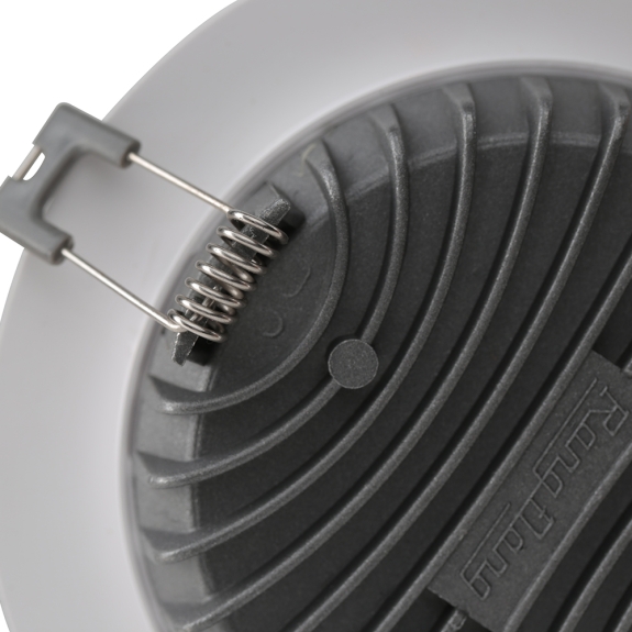 Đèn LED Âm trần Downlight Rạng Đông 9W Viền Bạc Model AT10 1109W
