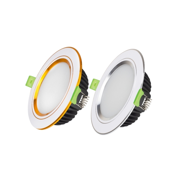 Đèn Led Âm Trần Mặt Cong King Led 09W90, Đổi Màu (EC-DLSS Series)