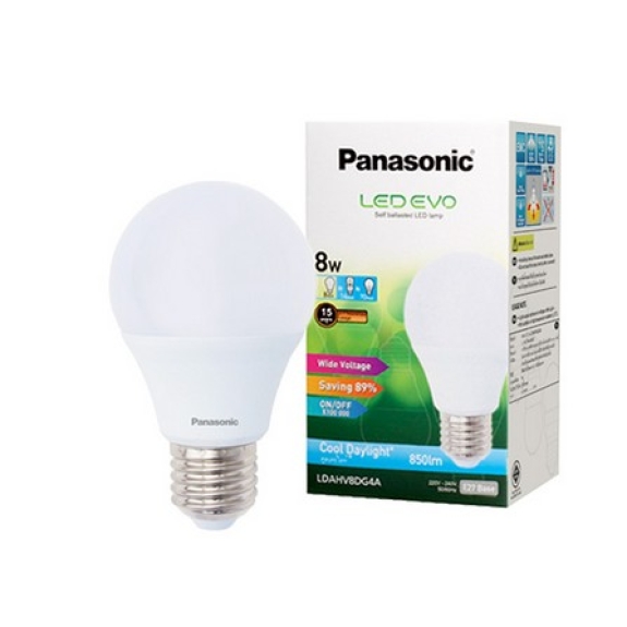 Đèn Led bulb 8W LDAHV8DG4A Panasonic