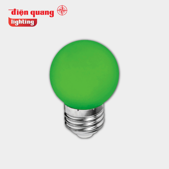 Đèn LED Bulb Điện Quang ĐQ LEDBU14G45 01G ( 1W xanh lá )