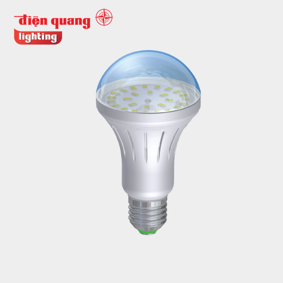 Đèn LED bulb thân nhựa Điện Quang ĐQ LEDBU04 5W chụp cầu trong