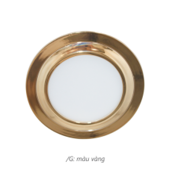 ĐÈN LED DOWNLIGHT VIỀN NHỰA XI NANO ĐỔI MÀU Duhal 5W KFX205