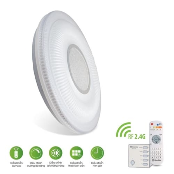 Đèn LED ốp trần 500/40W - điều khiển bằng Remote D LN21L 500/40W.RF