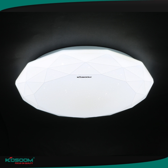 Đèn LED ốp trần Kim cương 24W đổi màu Kosoom OP-KS-KC-24-DM