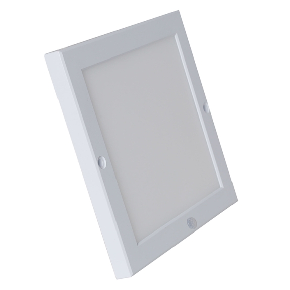 Đèn LED Ốp trần Mỏng Vuông Cảm biến 18W 