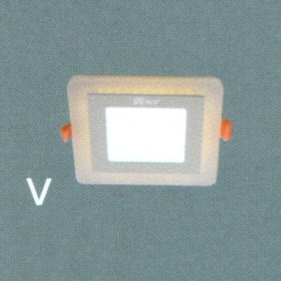 Đèn led ốp trần nổi vuông Anfaco AFC-681V-5W