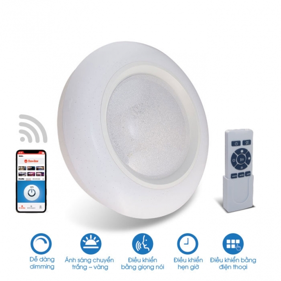 Đèn LED ốp trần thông minh wifi 48w D LN16L 500/48W.WF