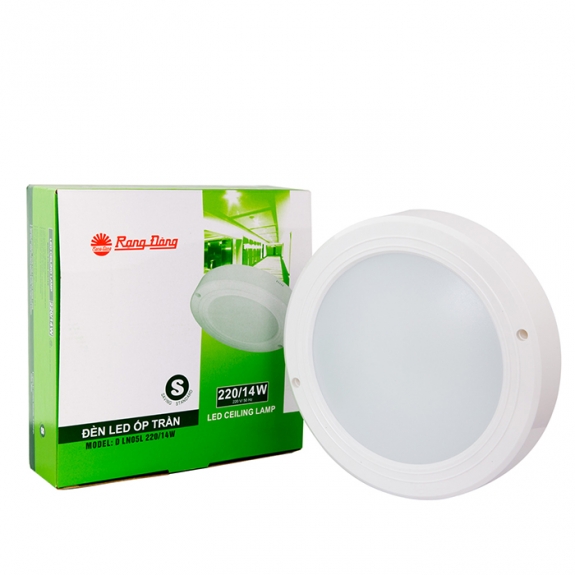 Đèn LED Ốp trần Tròn Cảm biến 14W