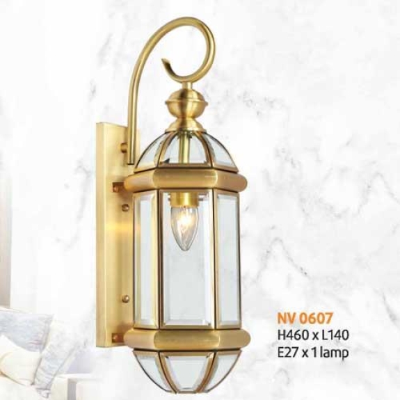 ĐÈN VÁCH ĐỒNG NV 0607