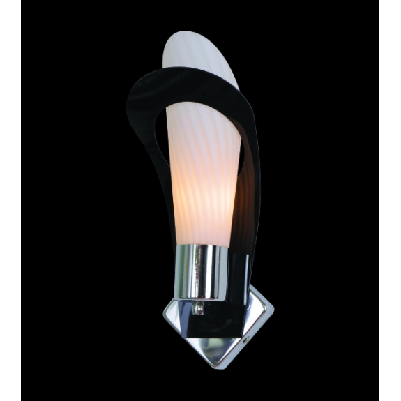 ĐÈN VÁCH KÍNH HUFA V 6029 ĐEN E14x1 T393