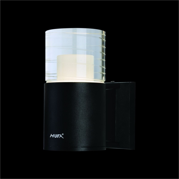 ĐÈN VÁCH NGOÀI TRỜI HUFA AK 6021-1 LED 6W Ø90xH150 L74