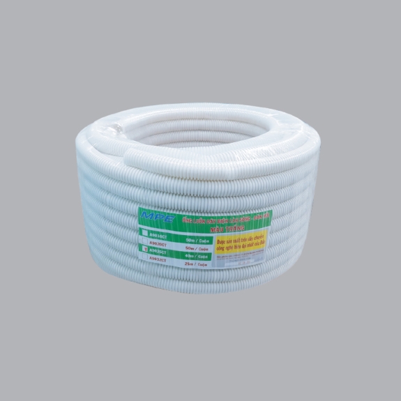 ỐNG LUỒN ĐÀN HỒI PVC MÀU TRẮNG Ø25 A9025 CT