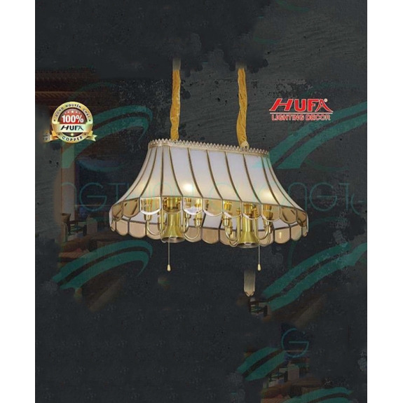 ĐÈN THẢ ĐỒNG CAO CẤP TD 6192 Ø840 x H400 E14x8 T44