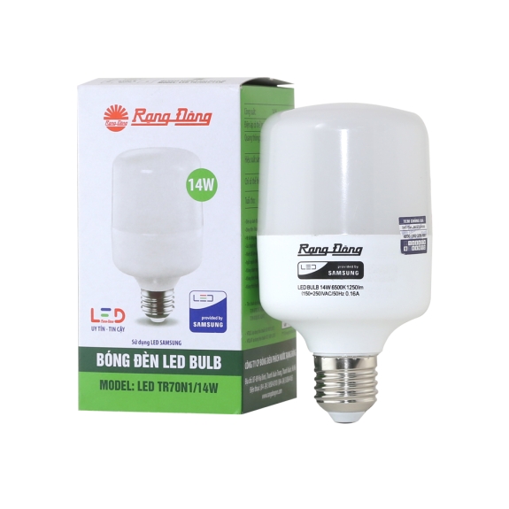 Bóng đèn LED BULB Trụ 14W Model: TR70N1/14W.H