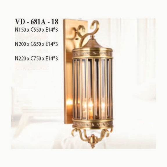 VÁCH ĐỒNG NGOÀI TRỜI VD - 681A - 18