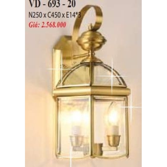 VÁCH ĐỒNG NGOÀI TRỜI VD - 693 - 20